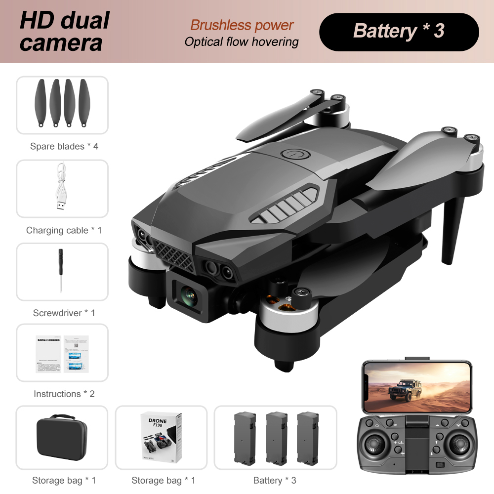 ZHENG-FEI-TOYS-F198-MAX-WiFi-FPV-mit-HD-Dual-Kamera-Optische-Fluss-Positionierung-Buumlrstenloser-Fa-2007433-31